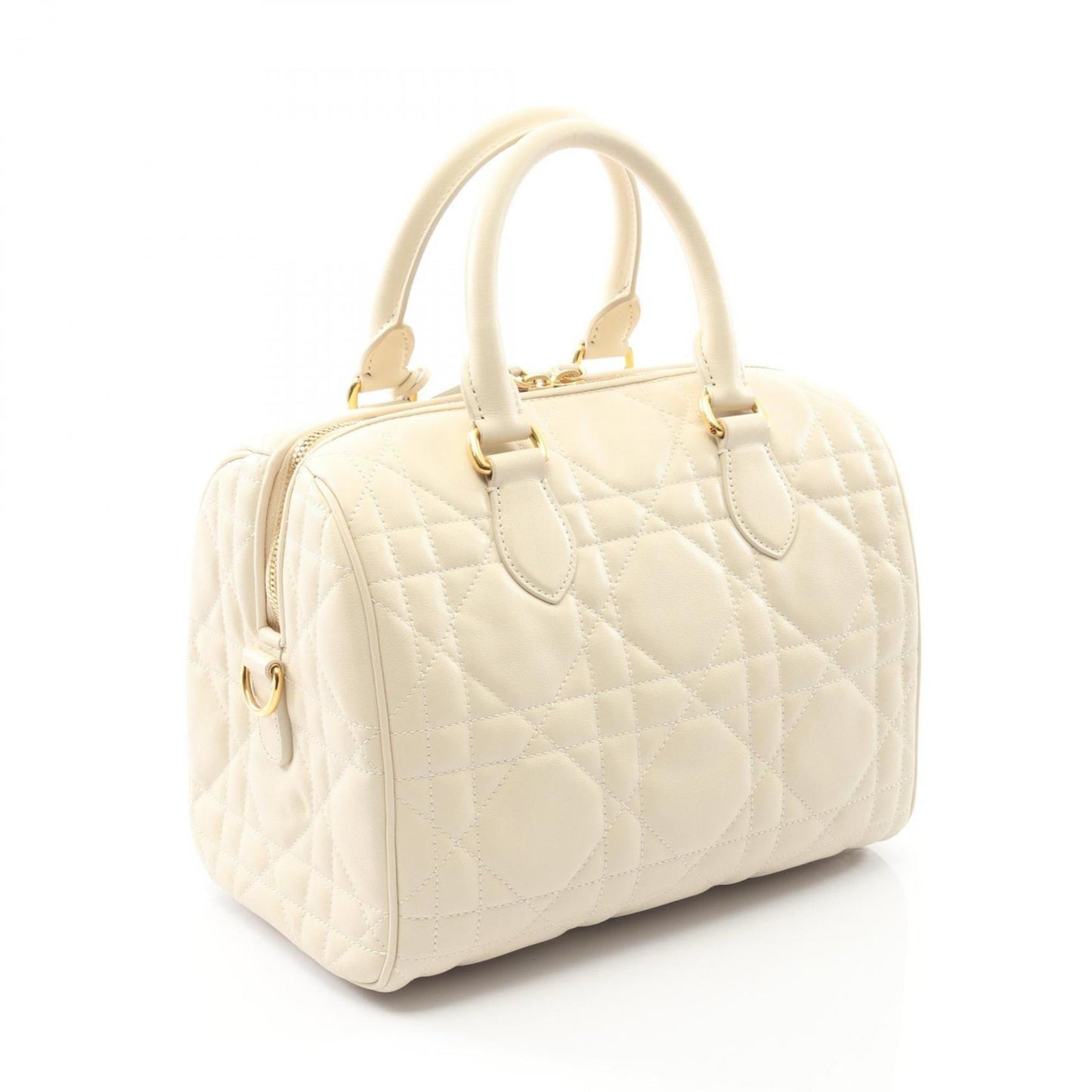 Christian Dior White Leather Handbag ()