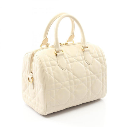 Christian Dior White Leather Handbag ()