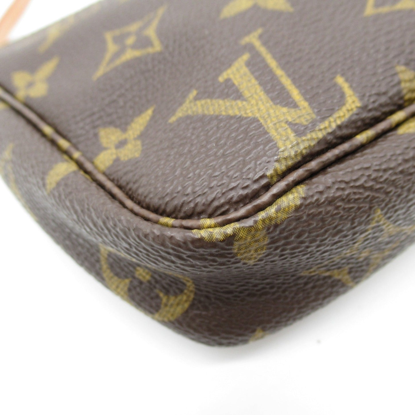 LOUIS VUITTON Pochette Accessoires Accessory Pouch Brown Monogram PVC coated canvas M51980