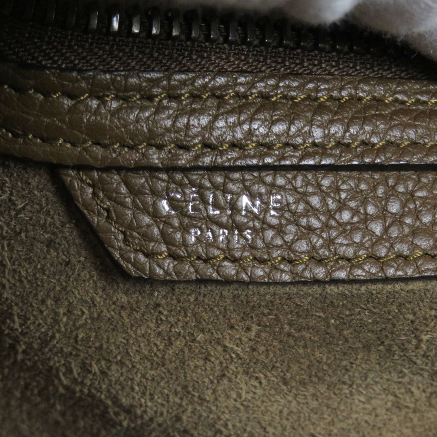 Celine Luggage Micro Handbag Calf Ladies