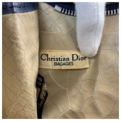 Christian Dior Navy Canvas Clutch Bag ()