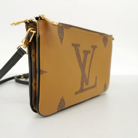 Louis VuittonAuth  Monogram Reverse Pochette Double Zip M69203 Women's Shoulder