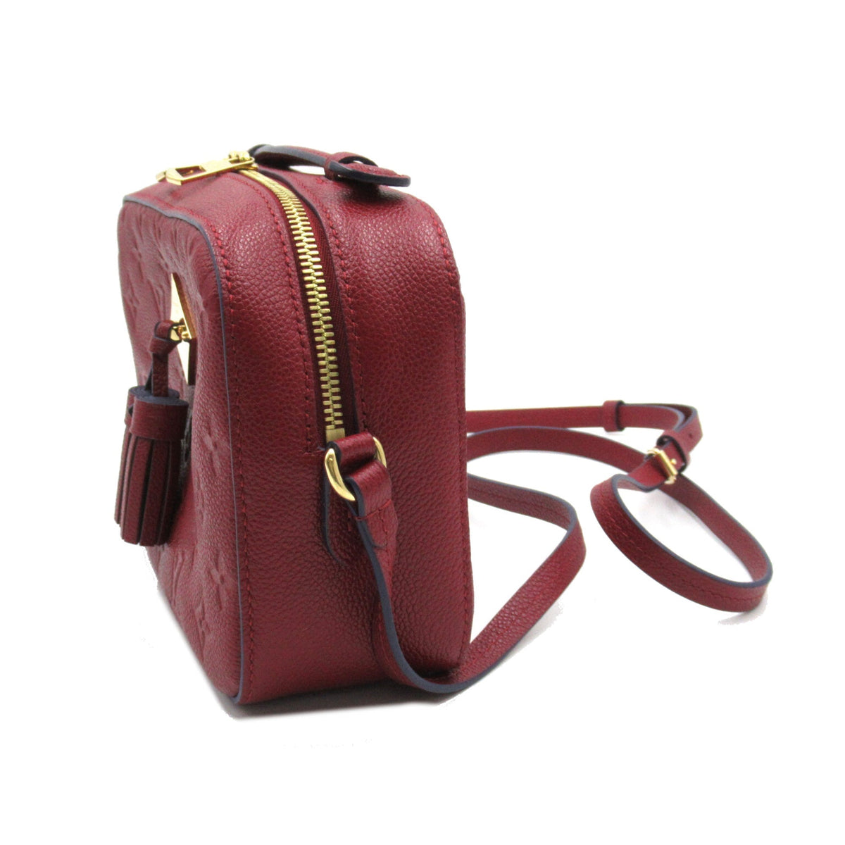 Louis Vuitton Saintonge Bordeaux system Cherry berry Monogram empreinte leather M44795