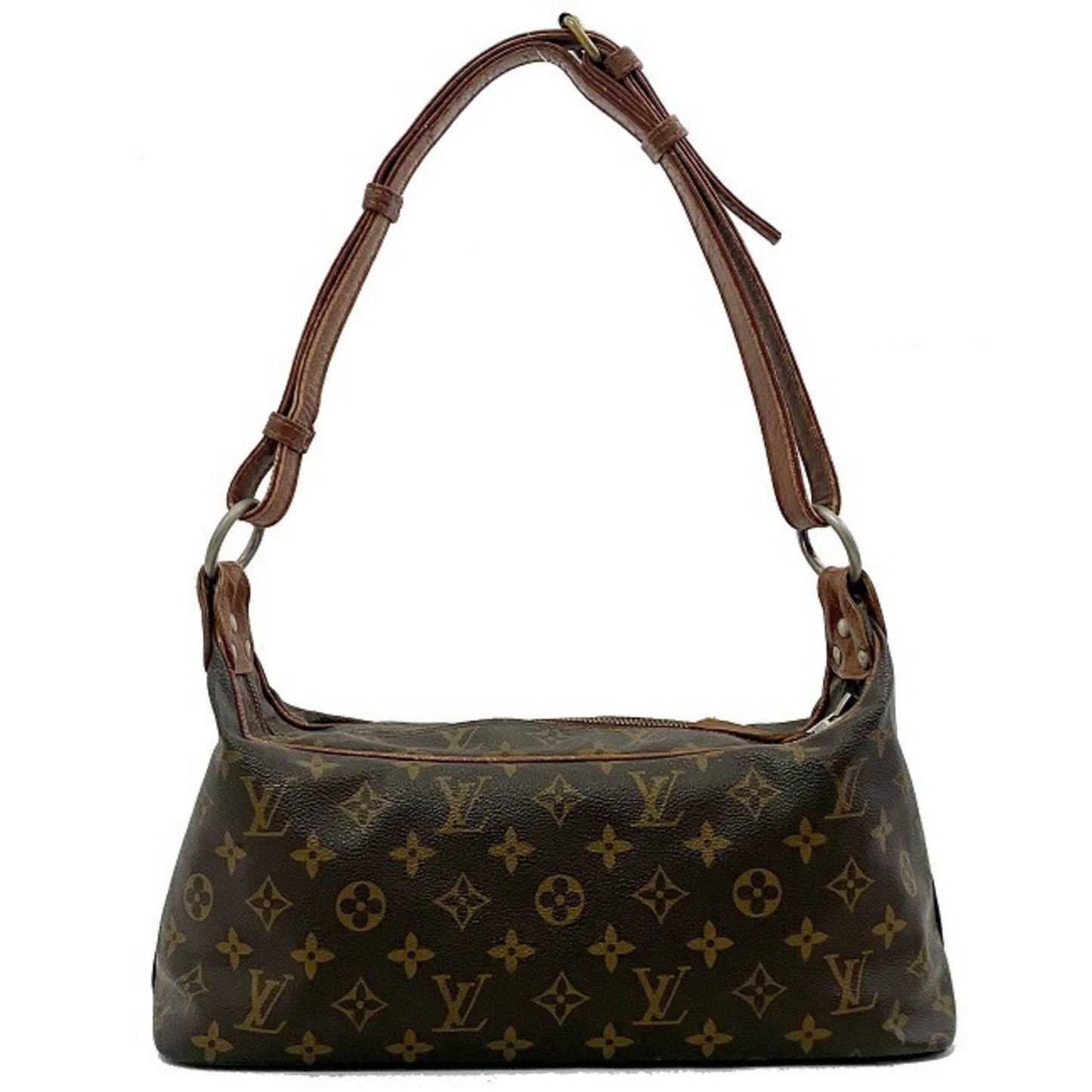 Louis Vuitton Bag Boulogne Brown Monogram LOUIS VUITTON Sack Sport Pig Leather Ladies