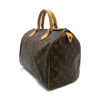 LOUIS VUITTON Speedy 30 handbag Brown Monogram PVC coated canvas M41526