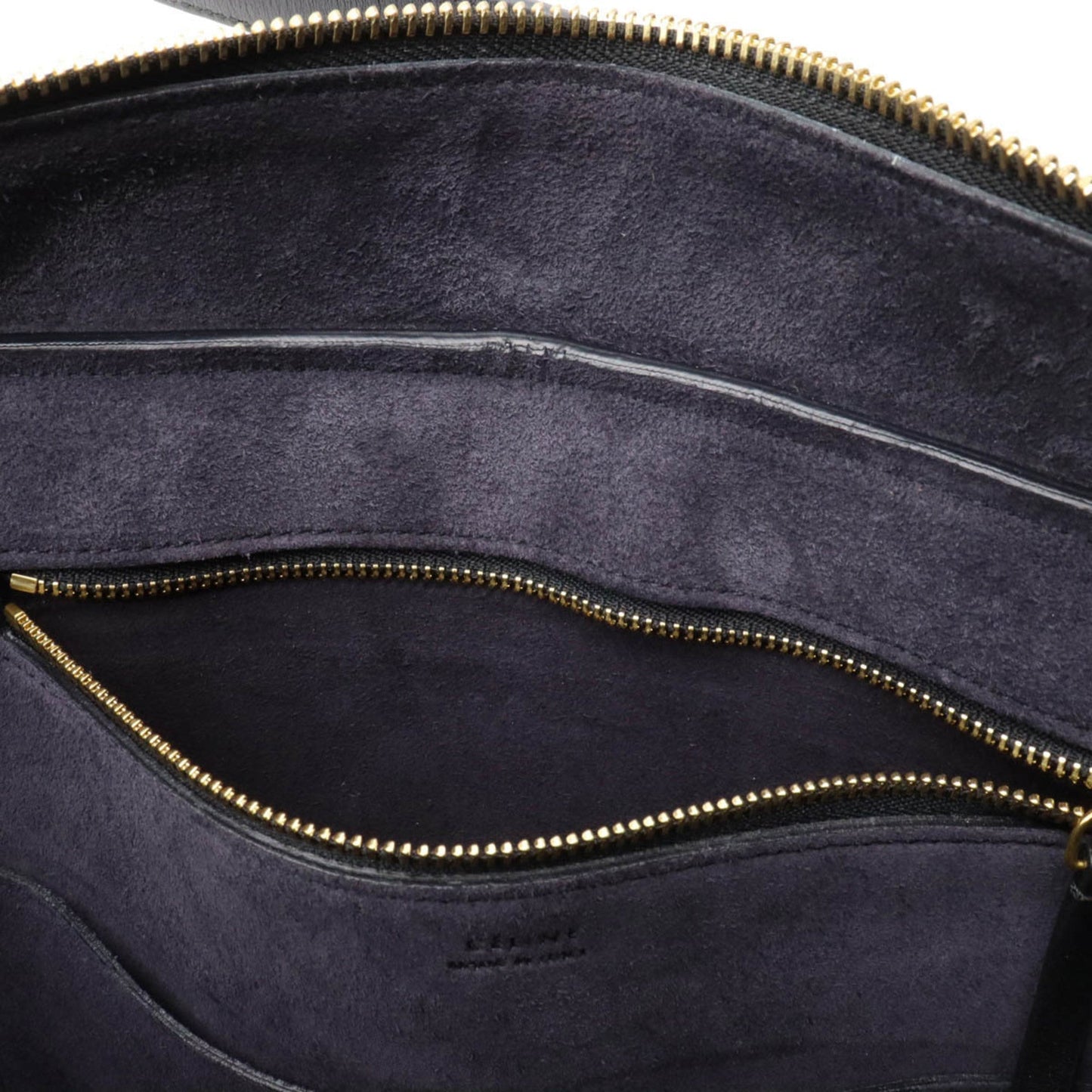 Celine Ring Bag Small Handbag Leather Black 176206