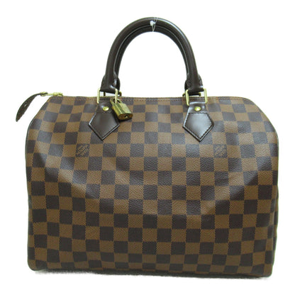 LOUIS VUITTON Speedy 30 Brown Ebene Damier PVC coated canvas N41531