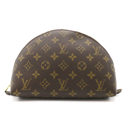 LOUIS VUITTON Pochette Cosmetic GM Brown PVC coated canvas M47353