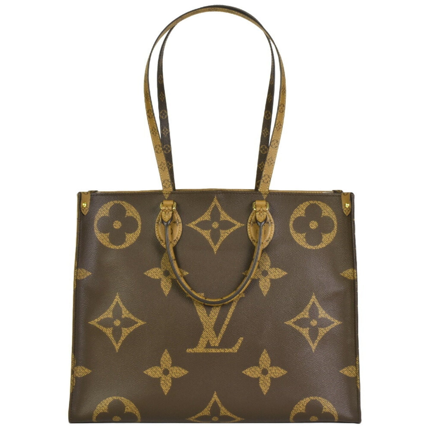 LOUIS VUITTON Tote Bag On The Go GM Monogram Reverse Canvas Handbag M44576