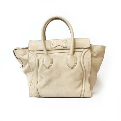 Celine Shoulder Bag Luggage Overseas Large Mini Women's Leather