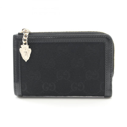 Gucci Black Canvas Leather Wallet (Bi-Fold) ()