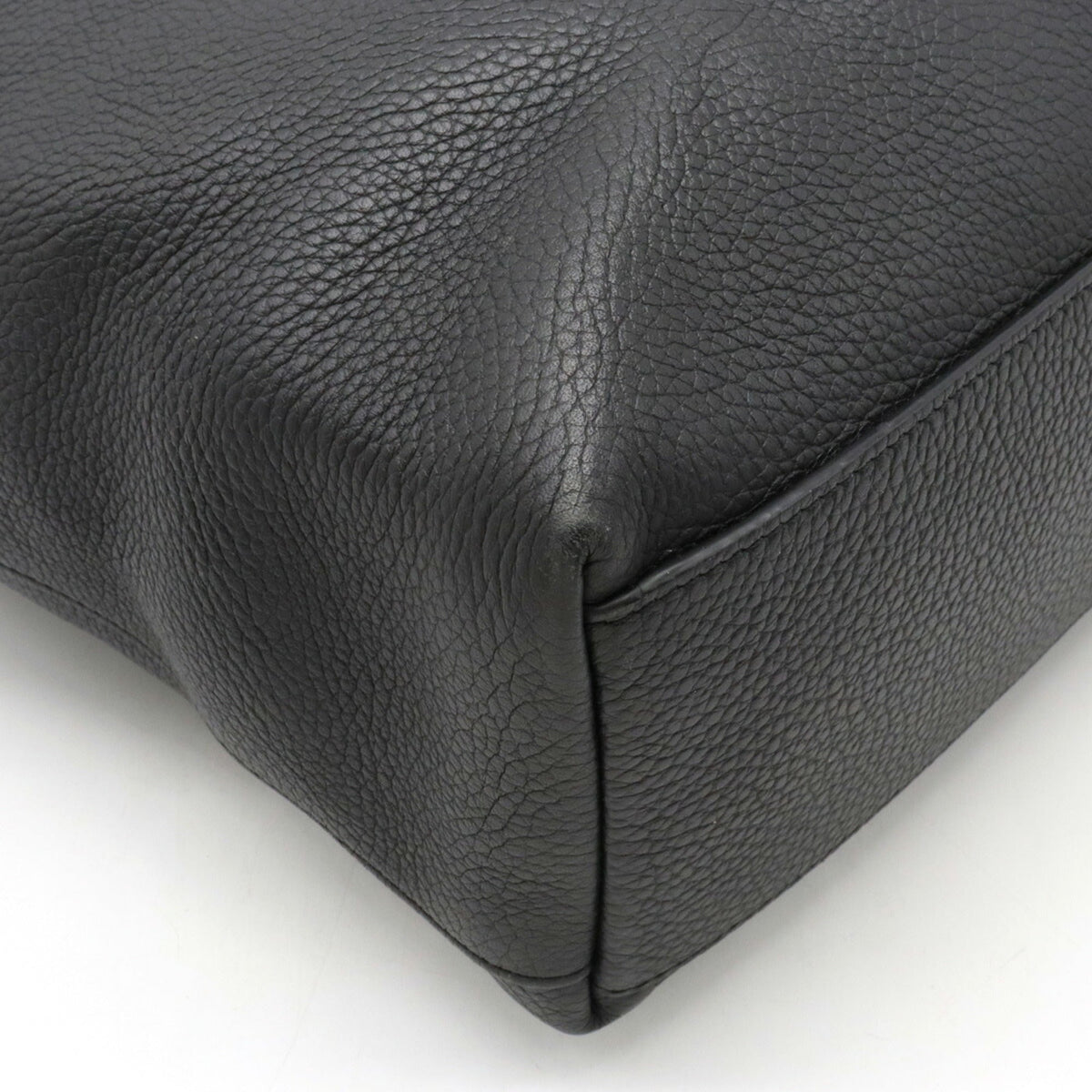 LOUIS VUITTON Cover Voyage Tote Bag Shoulder Taurillon Leather Noir Black M50086