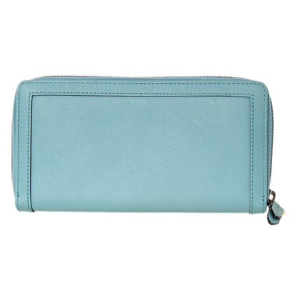 Gucci bamboo long wallet turquoise 658634