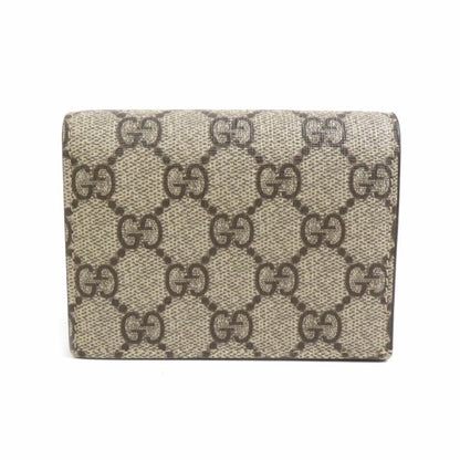 Gucci Beige Brown Gg Supreme Wallet (Bi-Fold) ()