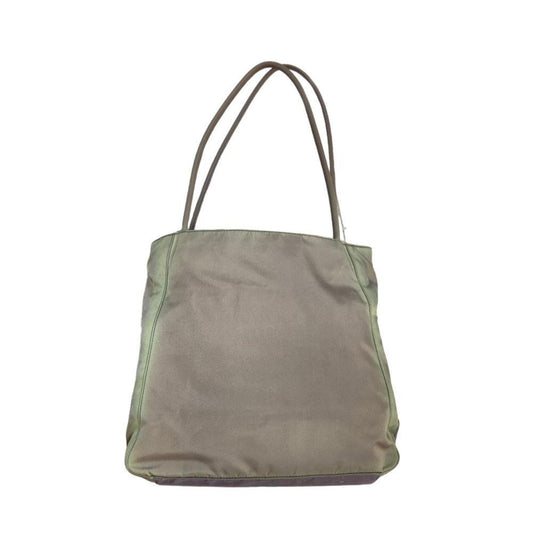 Prada test tote Bag B8556 unisex khaki green