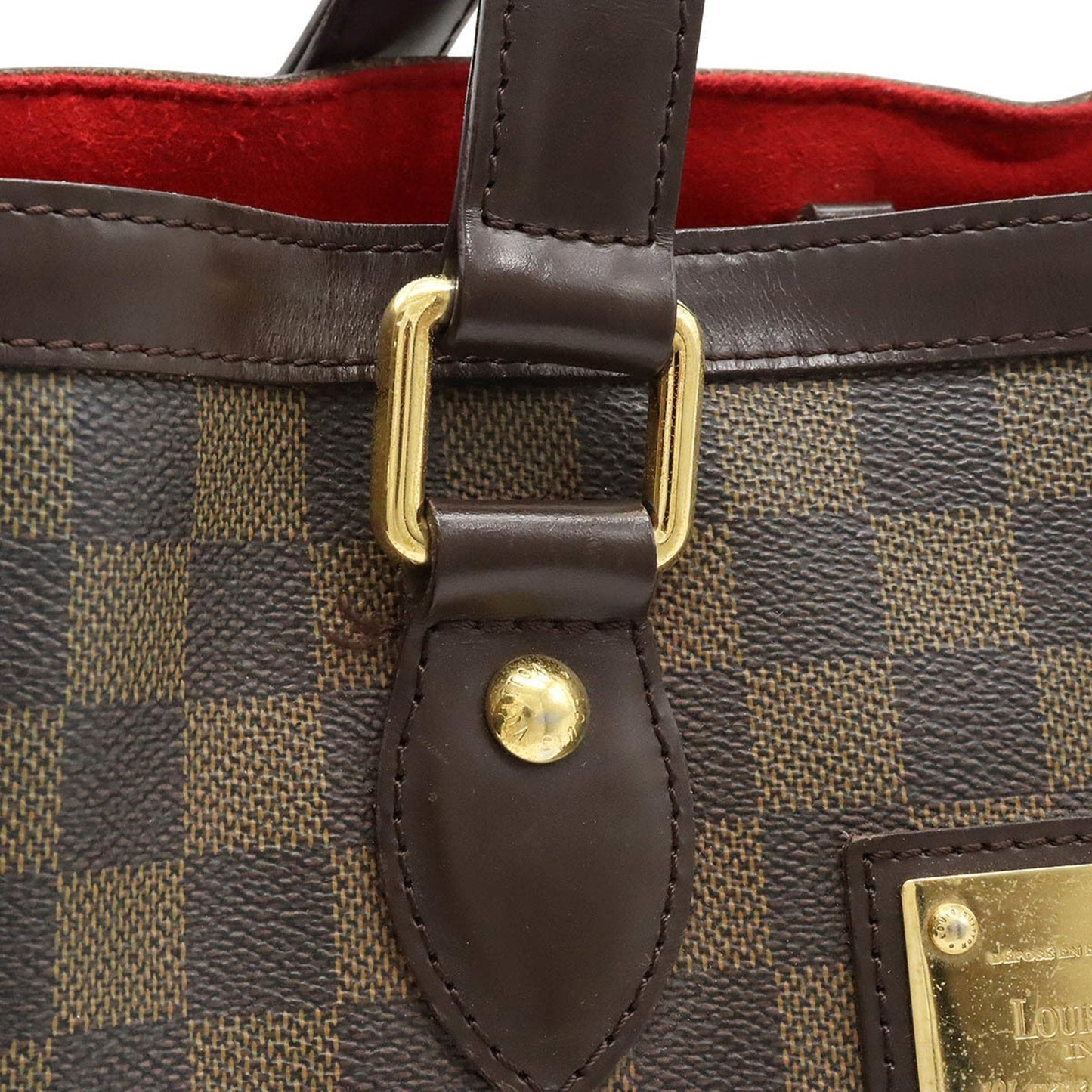 LOUIS VUITTON Damier Hampstead PM Tote Bag Shoulder N51205