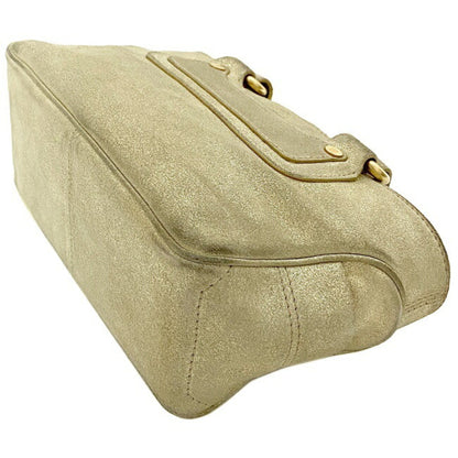 Celine handbag boogie bag silver gold CE00 13 leather Celine ladies plate
