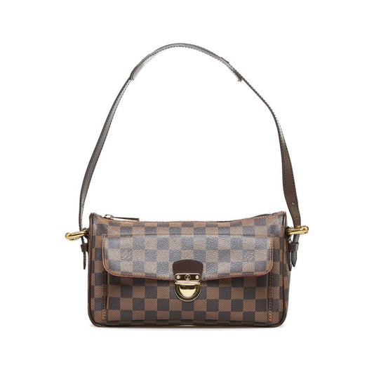 LOUIS VUITTON Damier Ravello GM Handbag Shoulder Bag N60006 Brown PVC Leather Women's