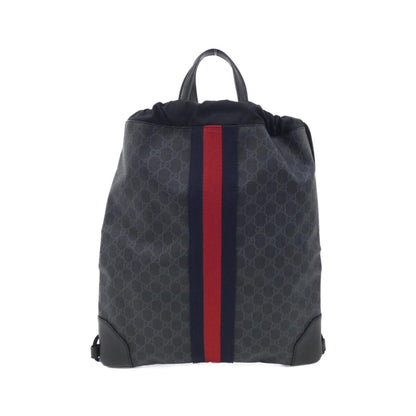 Gucci Black Gray Gg Supreme Backpack ()