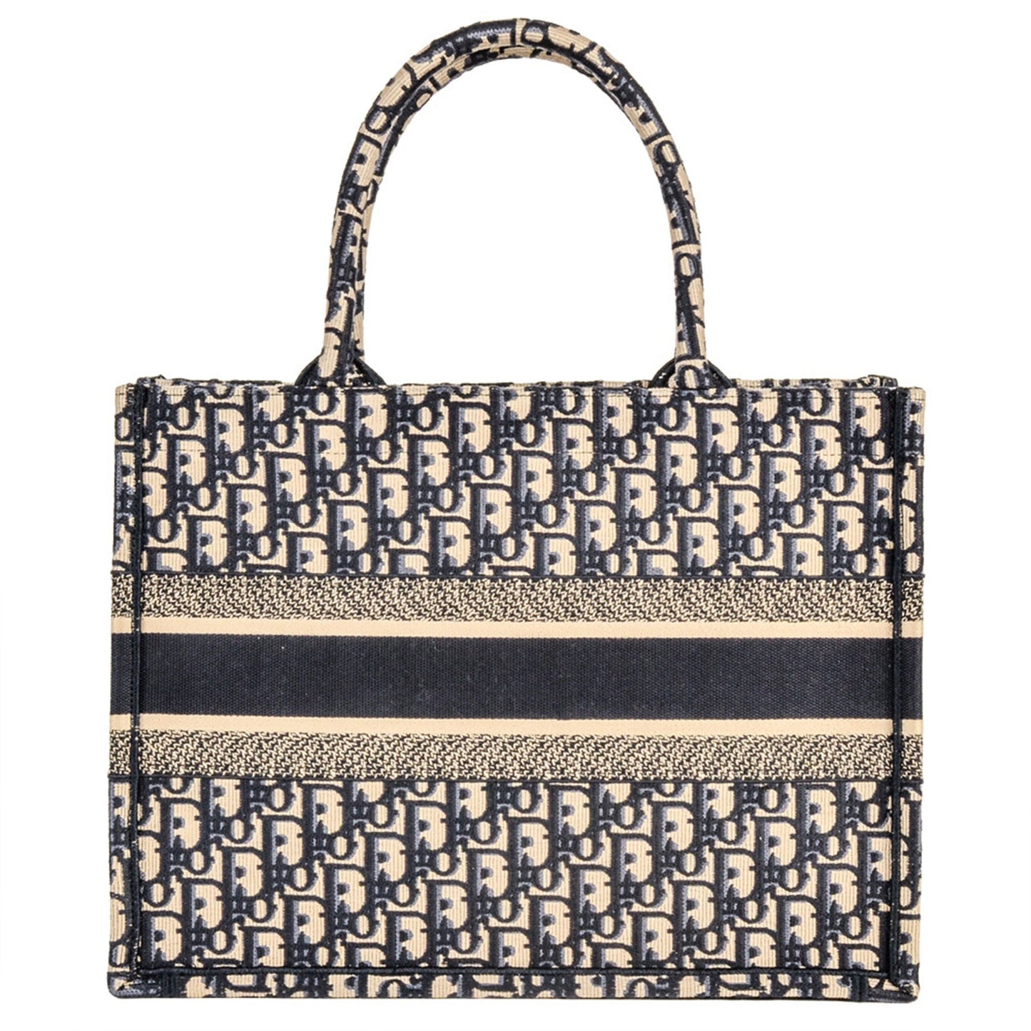 Christian Dior Navy Canvas Tote Bag ()