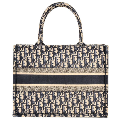 Christian Dior Navy Canvas Tote Bag ()