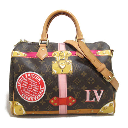 LOUIS VUITTON Speedy Bandouliere 30 2wayShoulder Bag Brown Monogram PVC coated canvas M41386