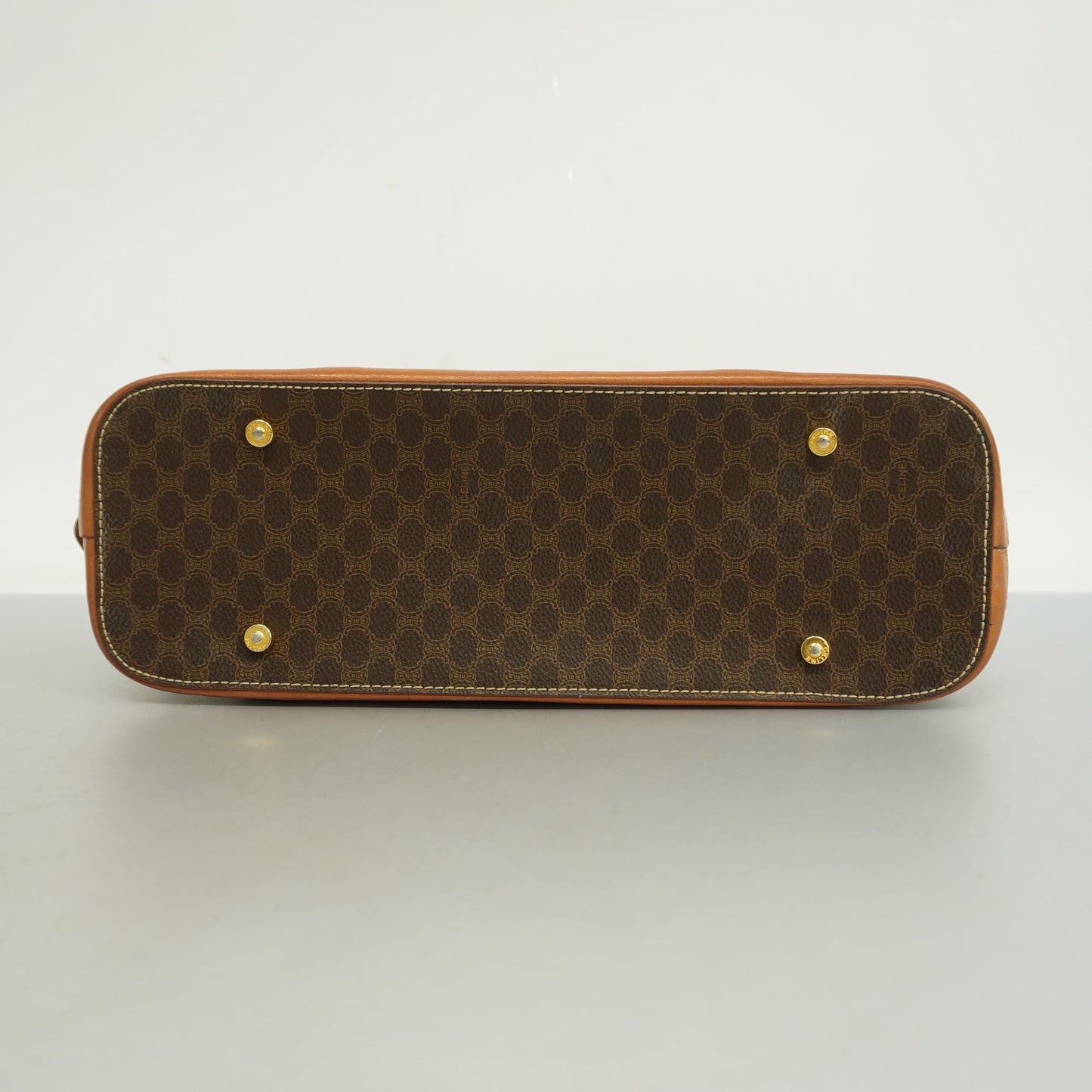 Celine  Macadam Handbag Women's PVC,Leather Brown
