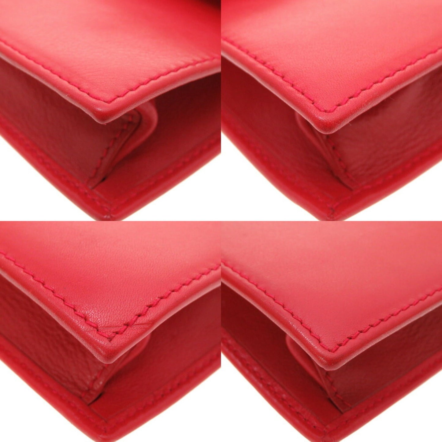 Celine leather red handbag
