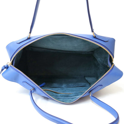 Celine Shoulder Bag Blue Ladies Leather