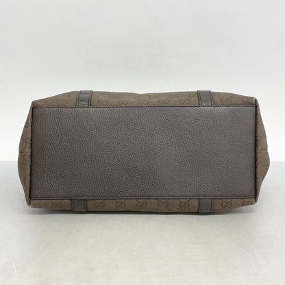 Gucci Brown Canvas Handbag