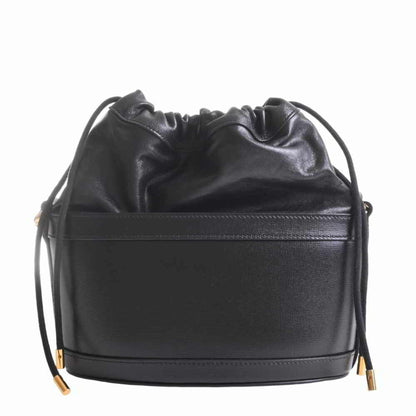 Gucci horsebit leather bucket bag shoulder black
