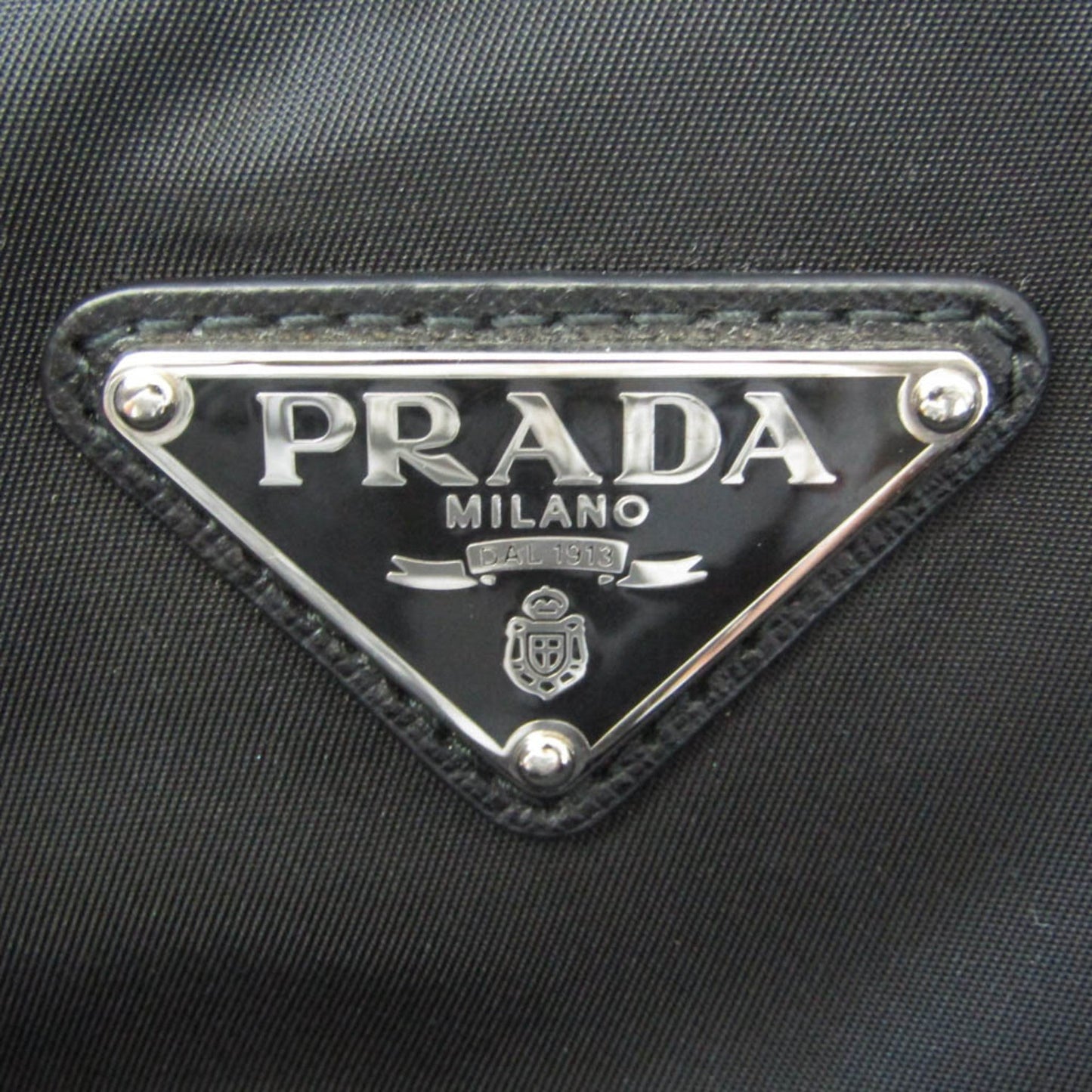 Prada TESSUTO Women,Men Nylon Shoulder Bag Black