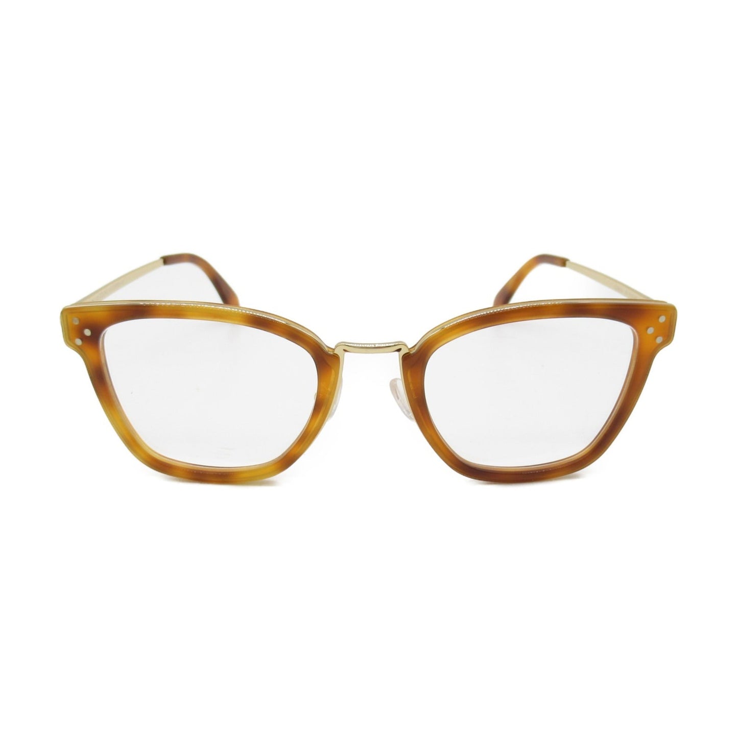 Celine Date Glasses Glasses Frame Brown Plastic metal 50002U 055[51]