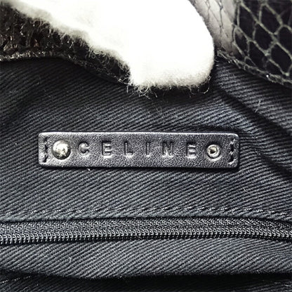 Celine bag ladies handbag shoulder 2way leather pillow small black