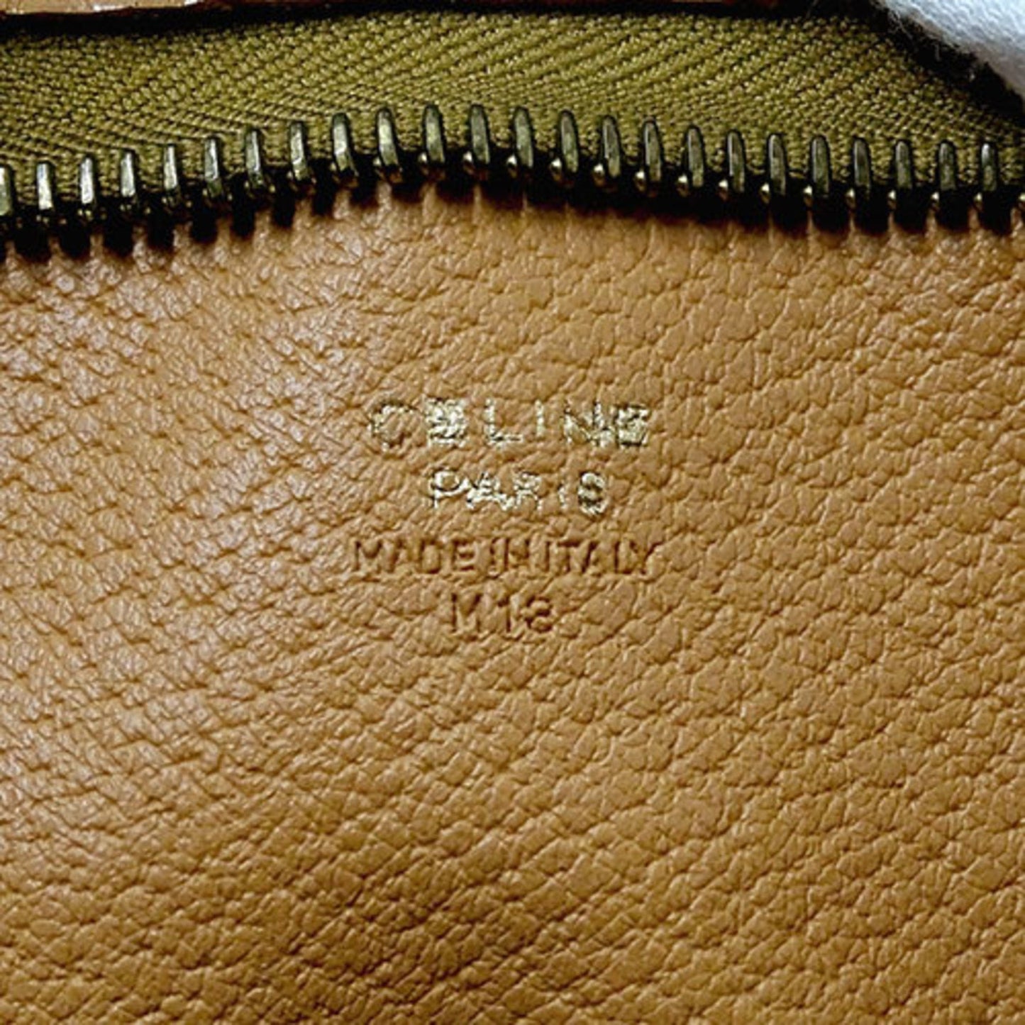 Celine Bag Women's Second Clutch Macadam Brown