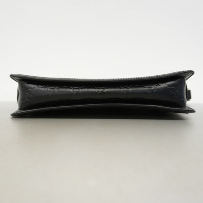 Gucci Black Leather Clutch Bag