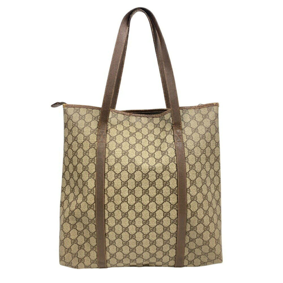 Gucci Brown Gg Supreme Tote Bag