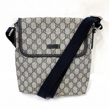 Gucci Navy Pvc Shoulder Bag ()