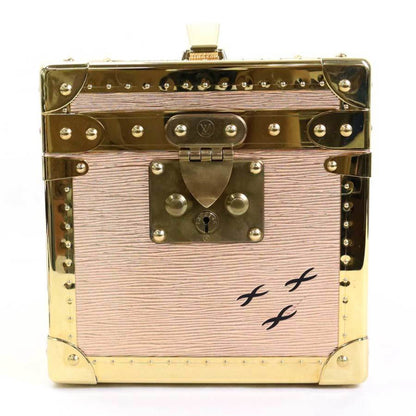 LOUIS VUITTON Make Box Trunk Epi Bowat Flacon Leather/Epi Pink Gold Unisex