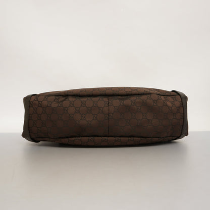 GUCCI  Shoulder Bag GG Nylon 143743 Women's Nylon Brown