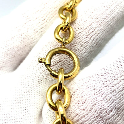 Celine Arc de Triomphe Circle Logo Necklace Gold Women's Accessories