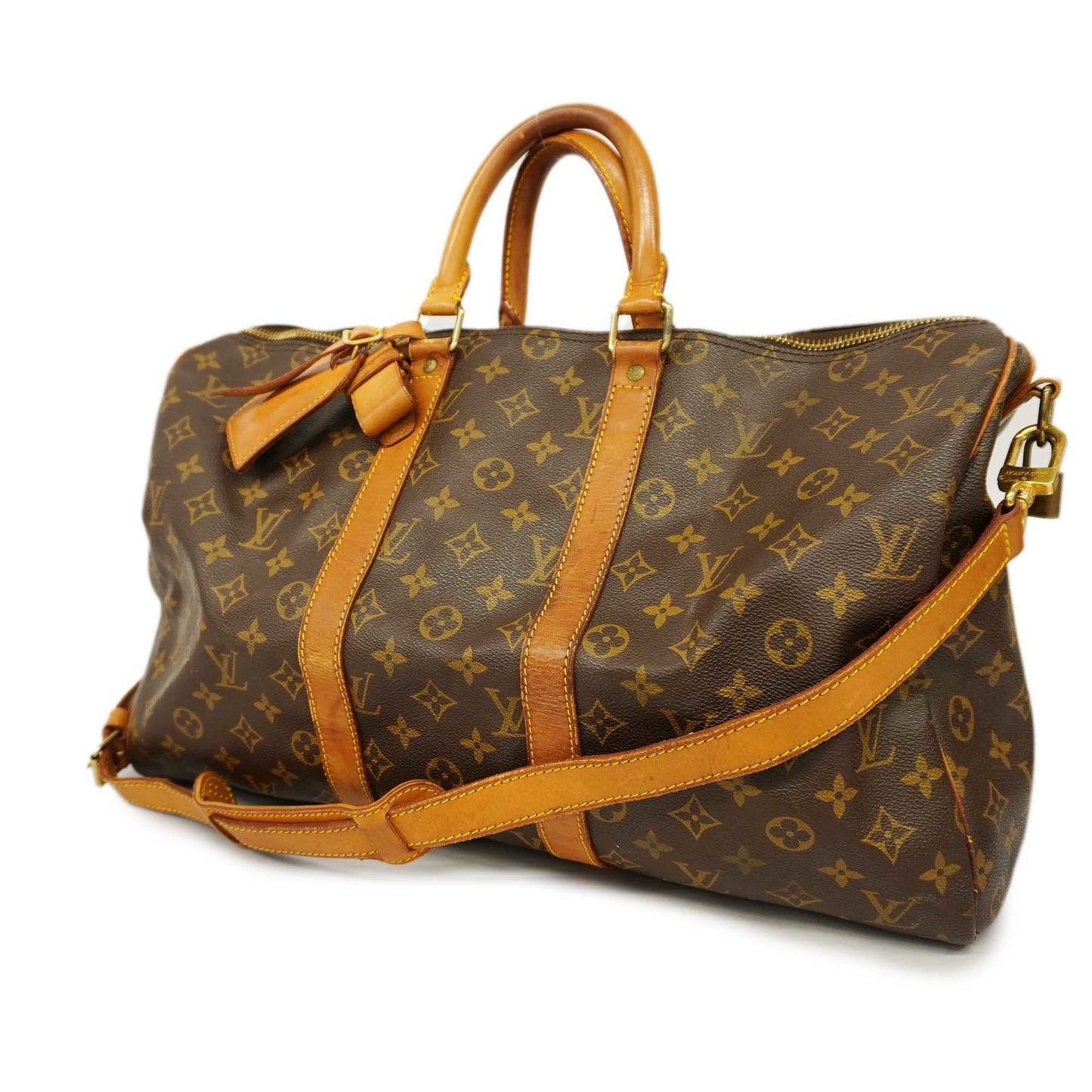 Louis VuittonAuth  Monogram Keepall Bandouliere 45 M41418 Unisex Boston Bag