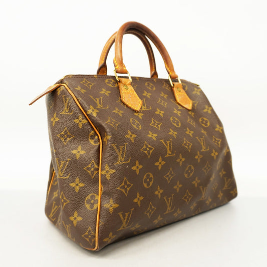 Louis VuittonAuth  Monogram Speedy 30 M41108 Women's Handbag