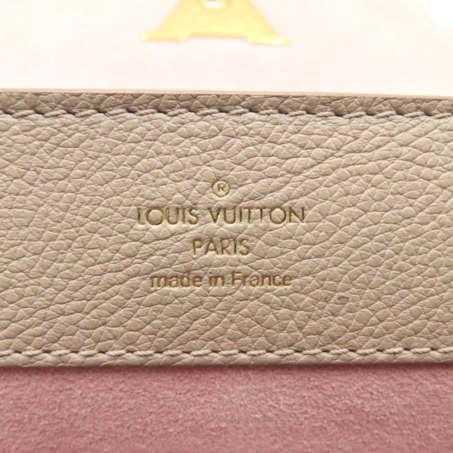 LOUIS VUITTON Rock Me Ever MINI Gray Gurege Grain calf Calfskin [cowhide] M21052