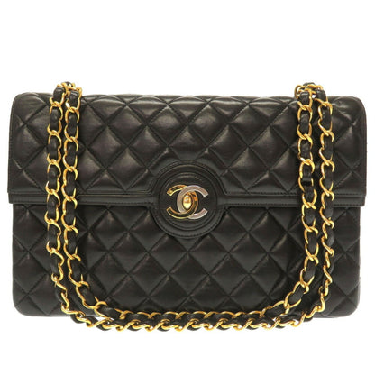 Chanel Matelasse Lambskin Black No. 3 Paris Limited Gold Chain Shoulder Bag Cocomark