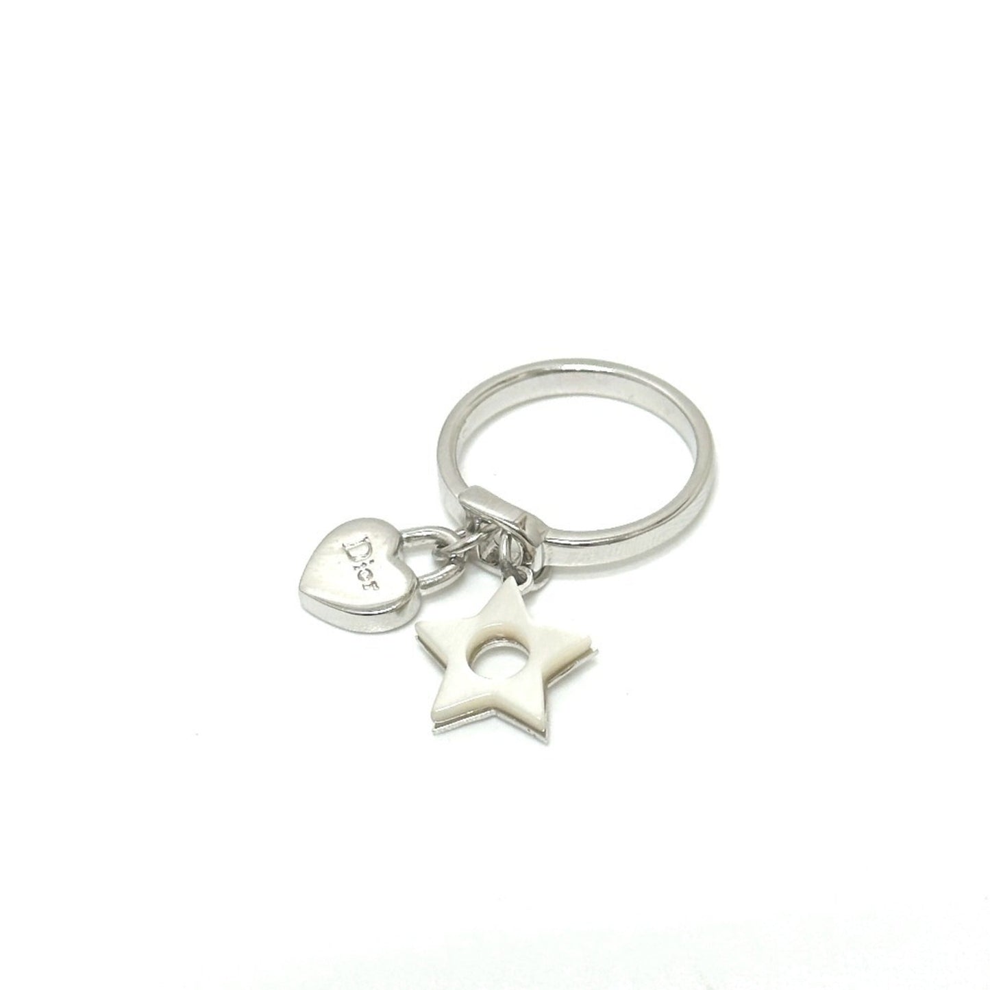 Christian Dior Silver Metal Band Ring ()