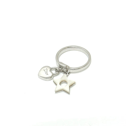 Christian Dior Silver Metal Band Ring ()