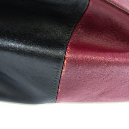 Celine Women's Leather Shoulder Bag Black,Bordeaux