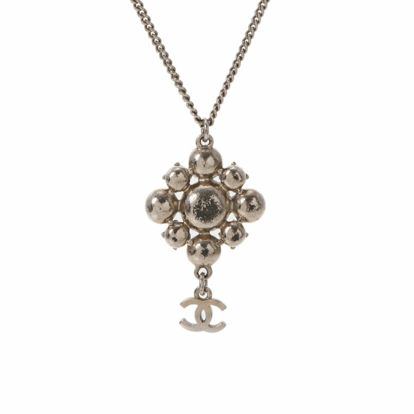 CHANEL Flower & CC A12W A37251 Ladies Rhinestone Necklace