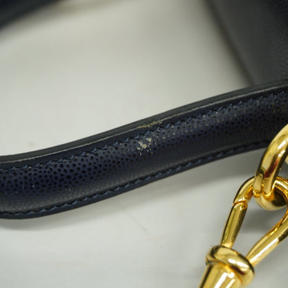 Celine  2way Bag Women's Leather Navy